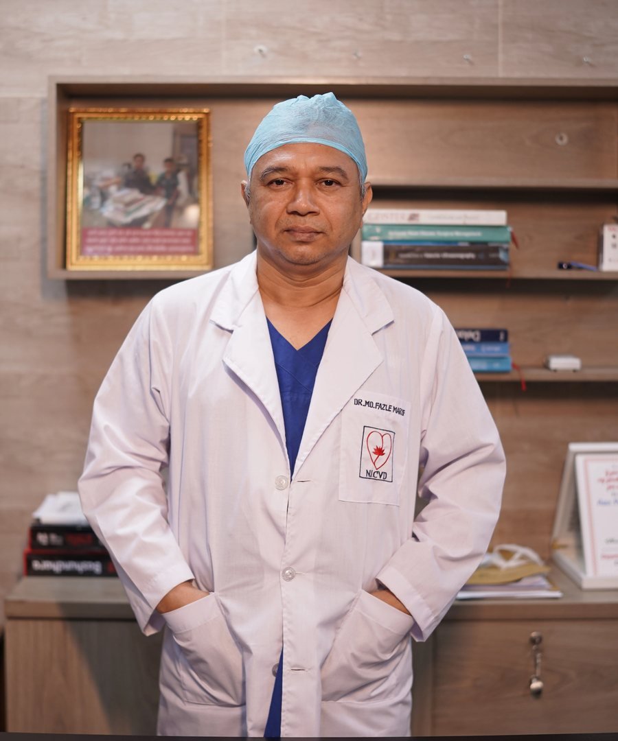 Portrait of Dr. Mohammad Fazle Maruf, Associate Professor, Department of Cardiac Surgery, NICVD