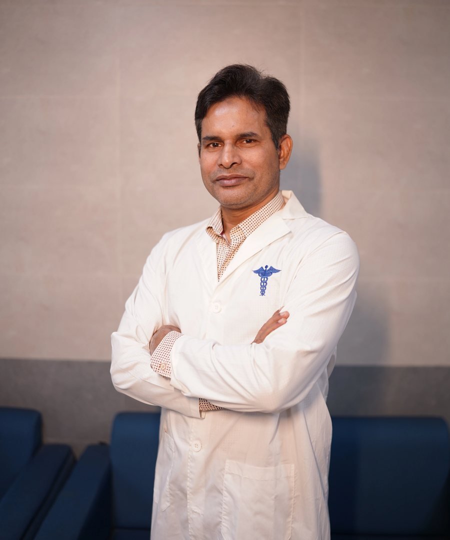 Portrait of Dr. Md. Jahidul Islam, Head of the Paediatric Cardiac Surgery Department, NICVD
