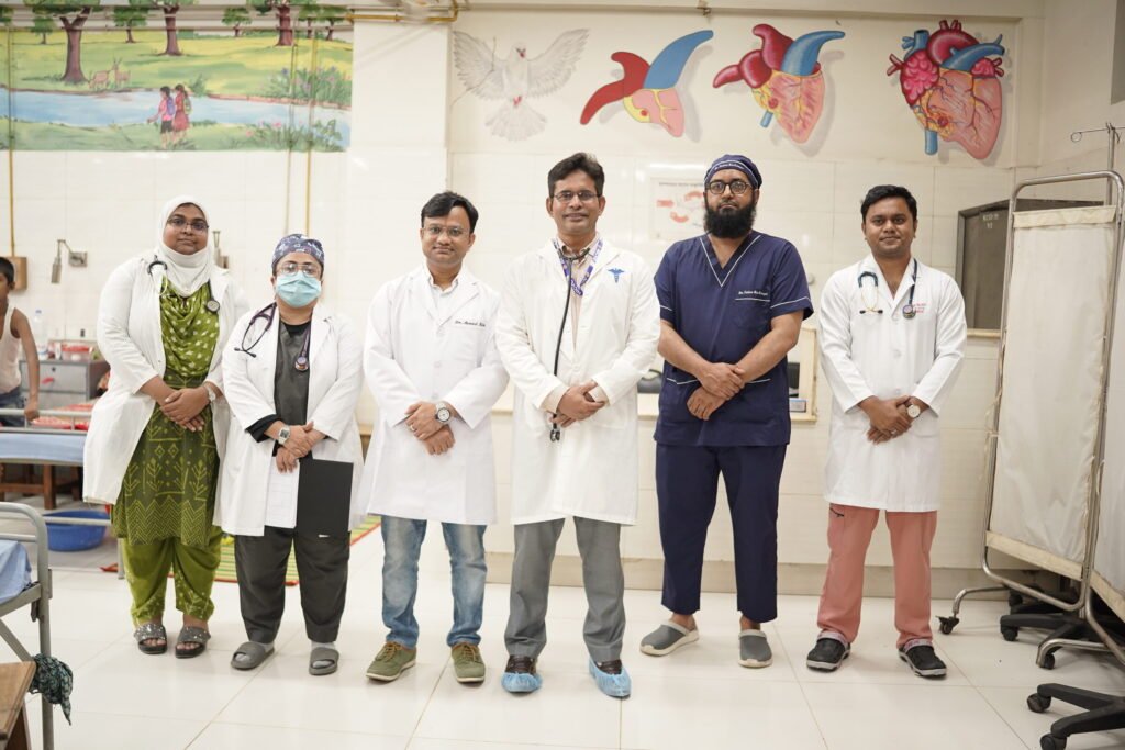 Paediatric cardiac surgery team, NICVD