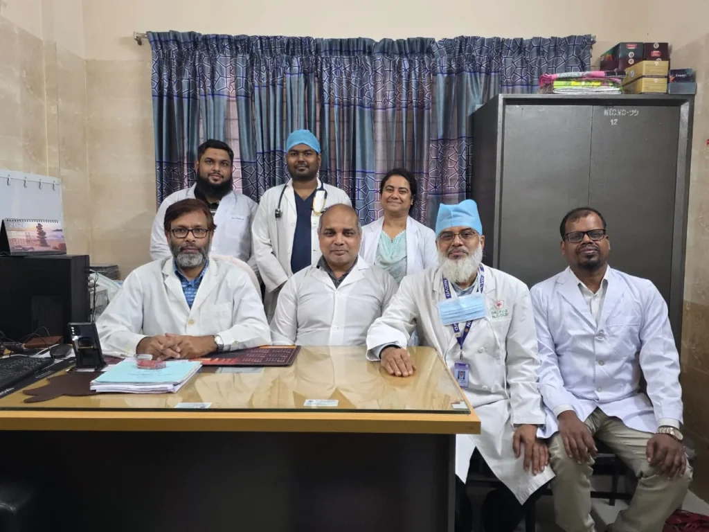 Faculty and Surgeons at the Departmental Office
