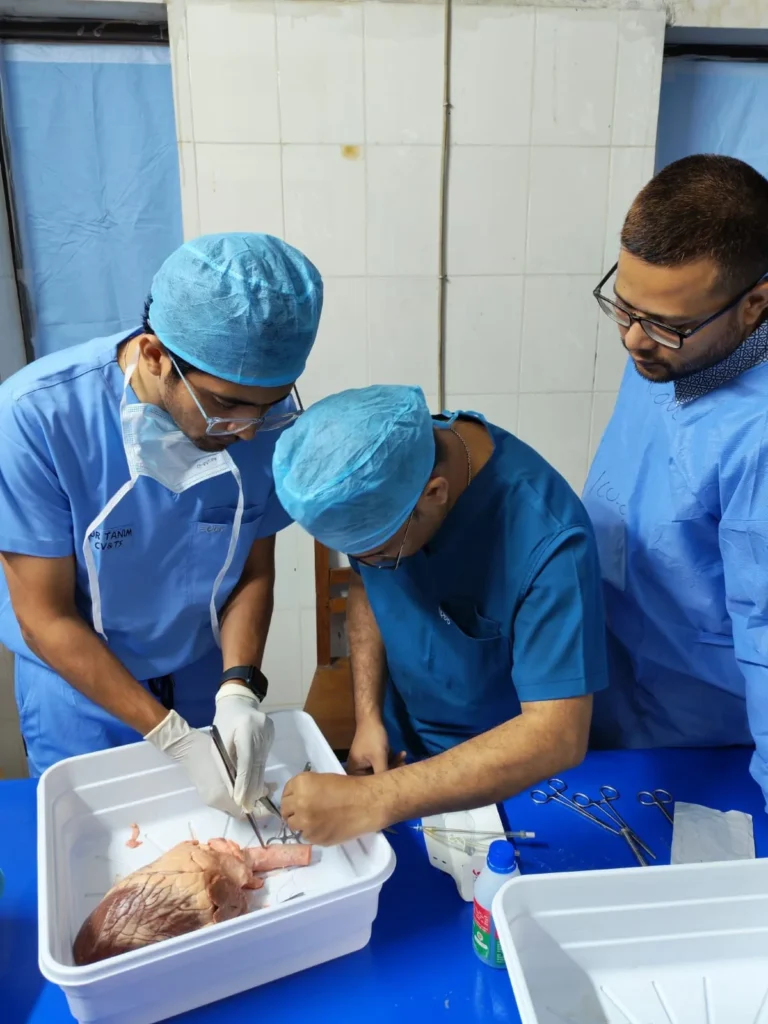 Faculty Demonstration at the Dissection Tray