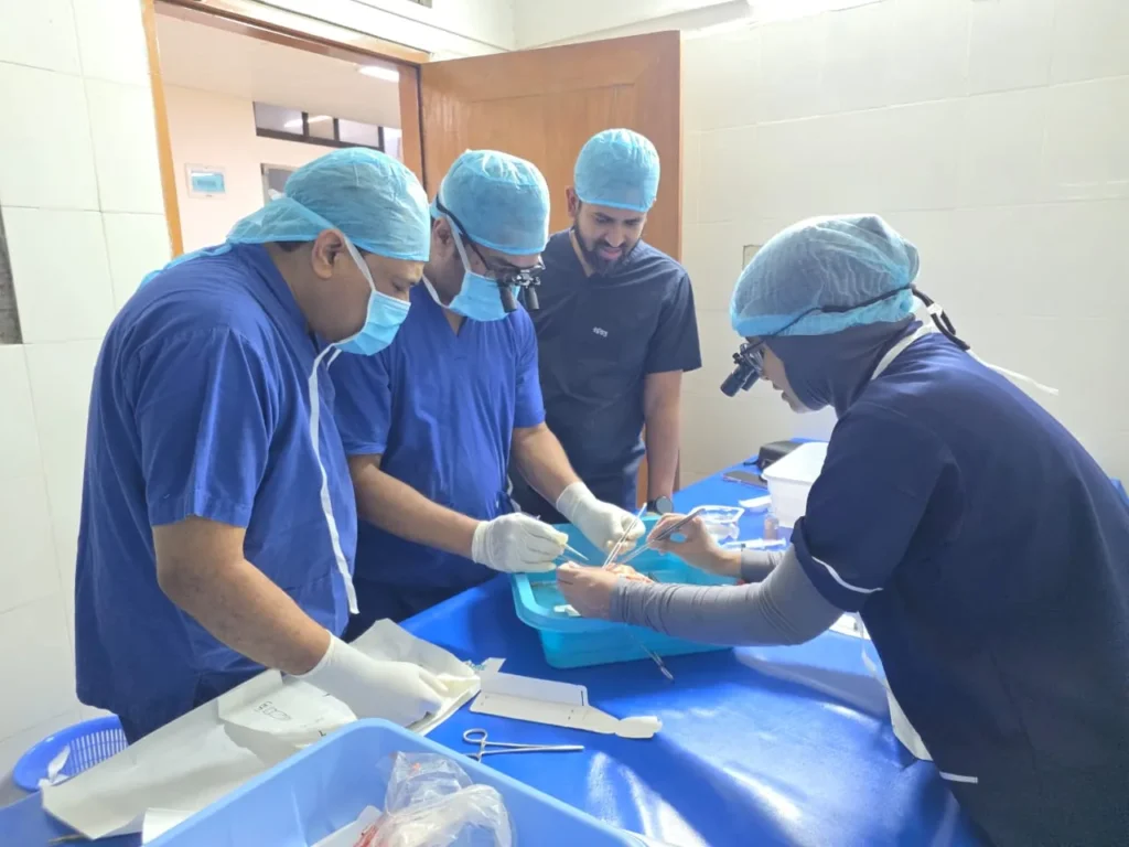 Loupe-Assisted Suturing Practice
