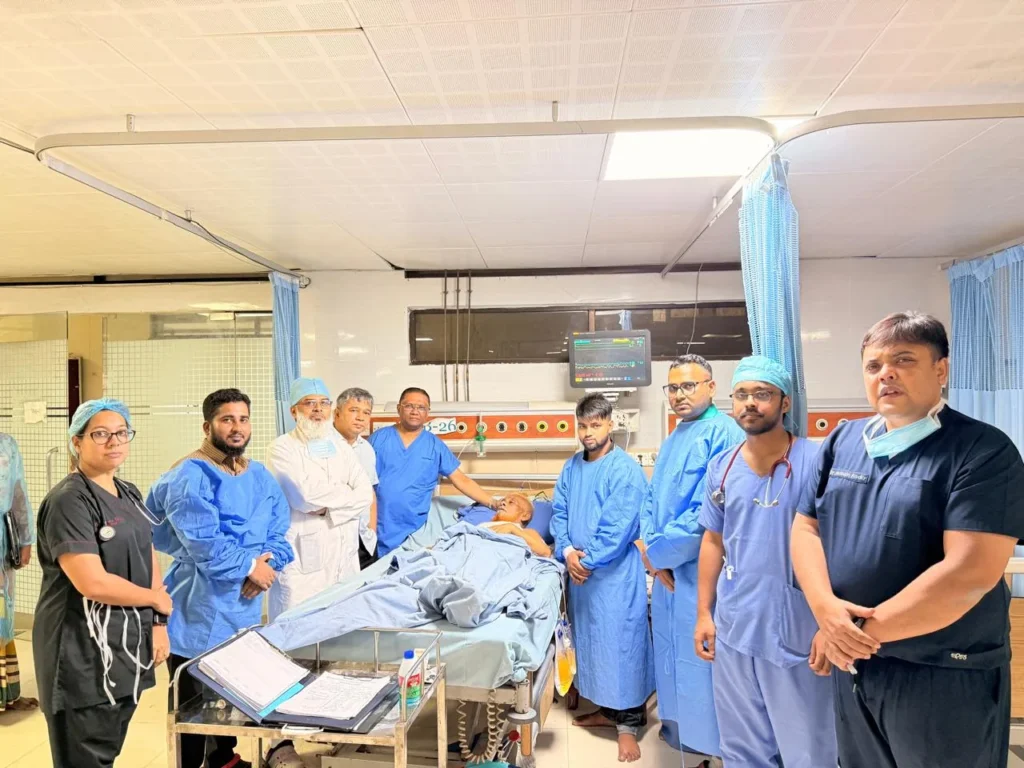 Post-Operative ICU Team at the Bedside