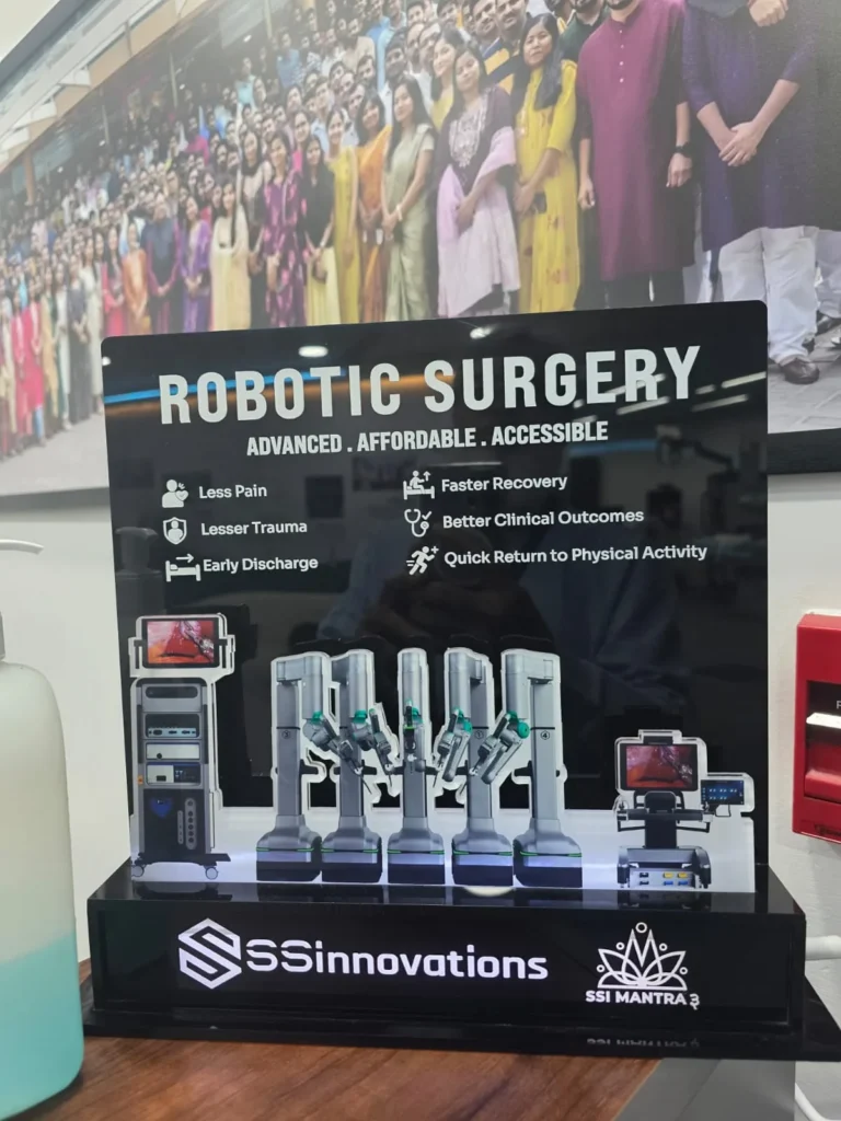 SSI Mantra Robotic Surgery System on Display